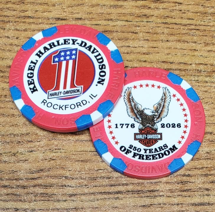 America's 250th Kegel Poker Chips
