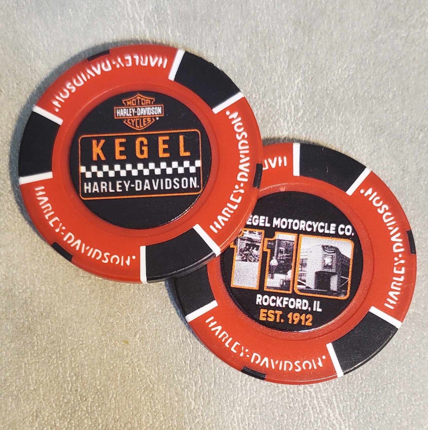 Kegel 110 Anniversary Poker Chips