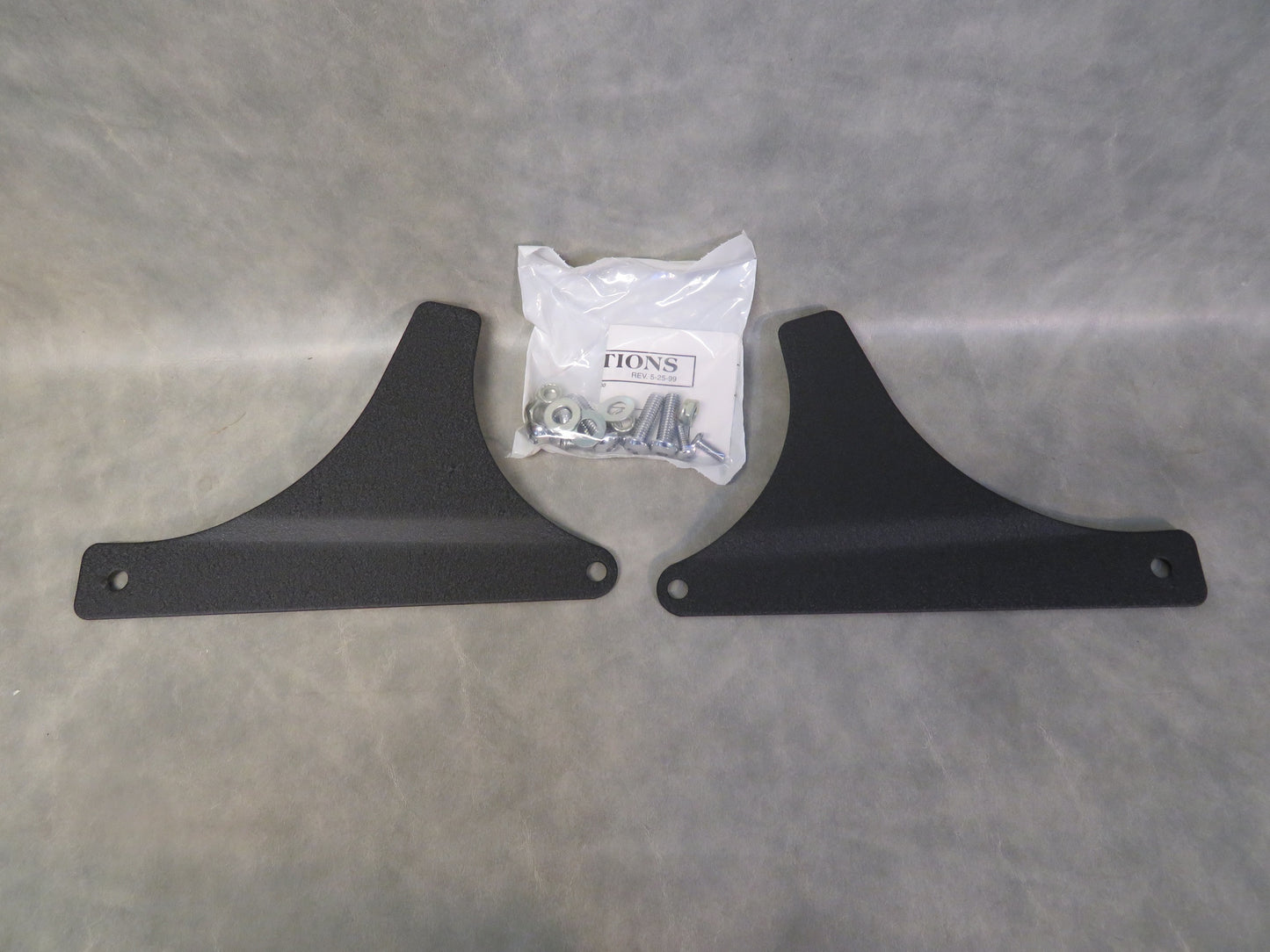Harley-Davidson Black Wrinkle Sideplates