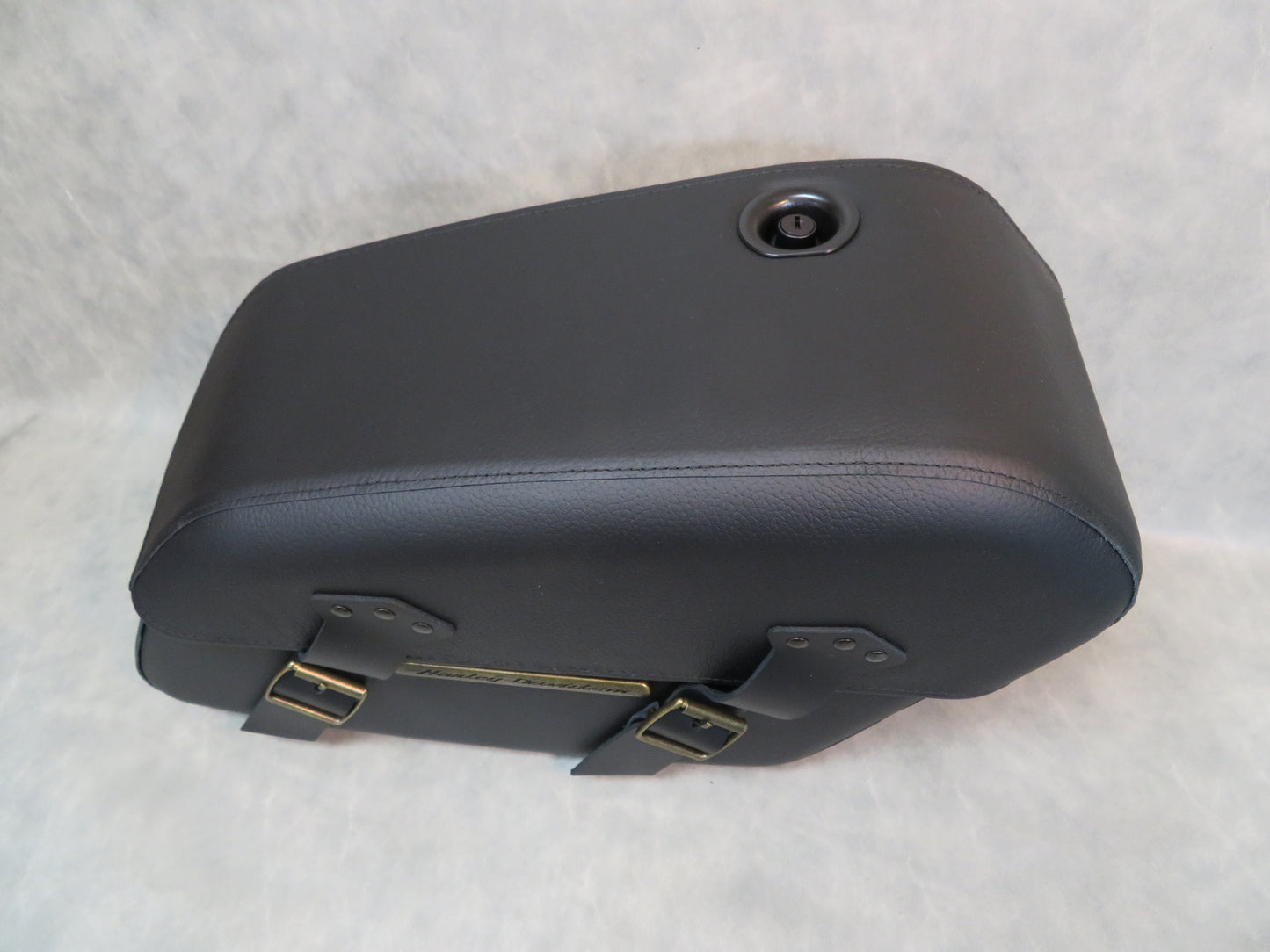 Hard Leather Saddlebag