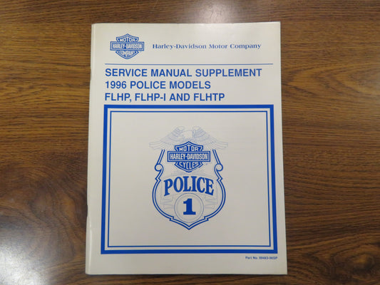 Harley-Davidson Police Models Service Manual Supplement