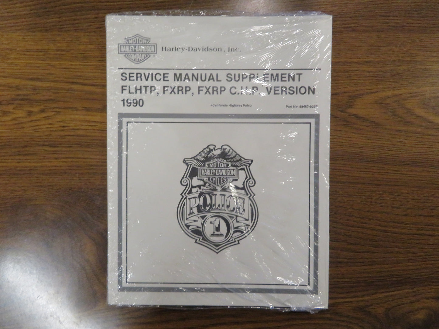 Harley-Davidson Police Models Service Manual Supplement