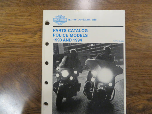Harley-Davidson Police Models Parts Catalog