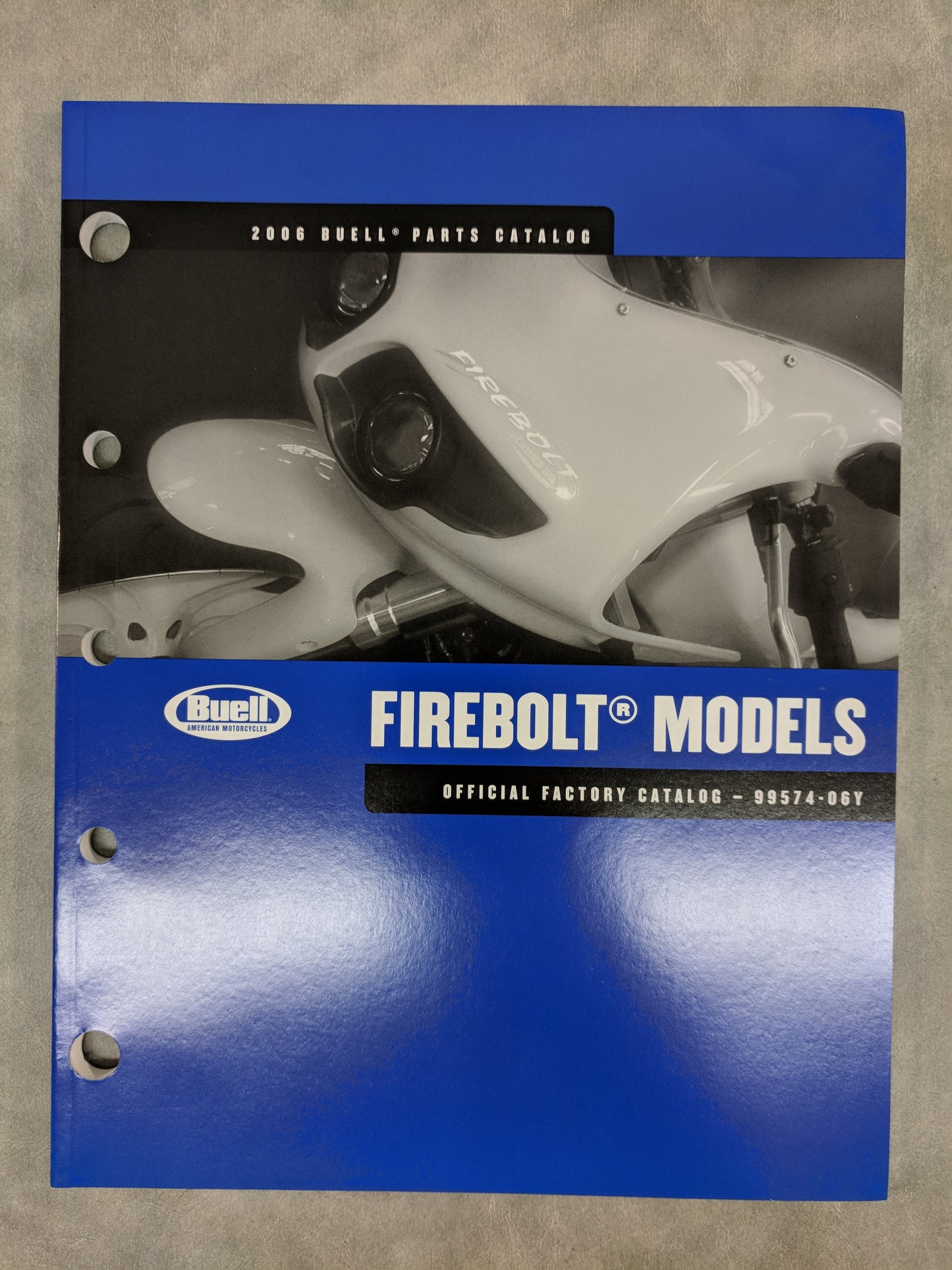 Buell Firebolt Models - Official Factory Parts Catalog - 2006