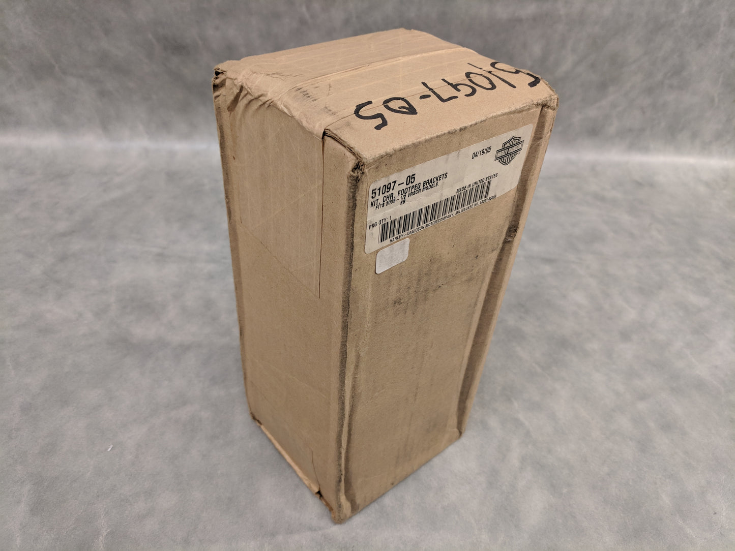 V- Rod Chrome Passenger Footpeg Brackets