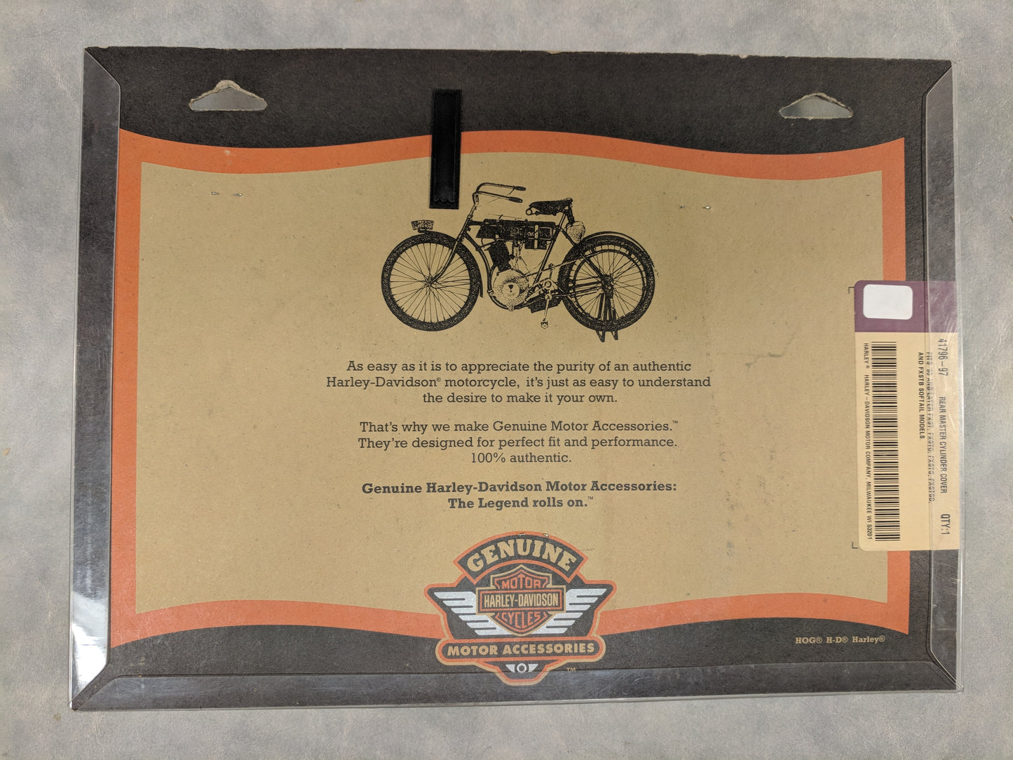 FX Softail Rear Master Cylinder Cover