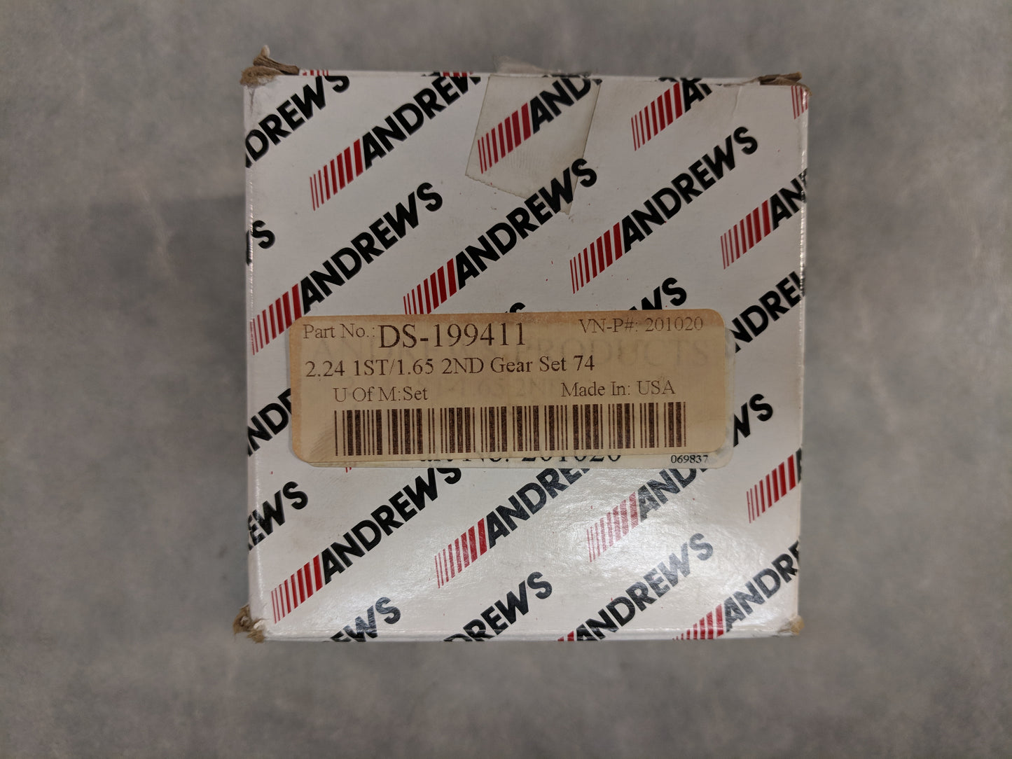 Andrews 1st -2nd Gear Close Ratio