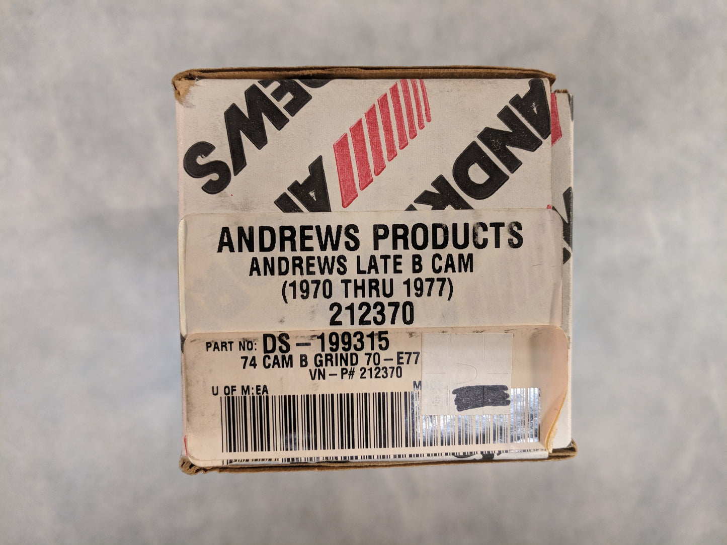 Andrews Late “B” Cam (74 C.I.)