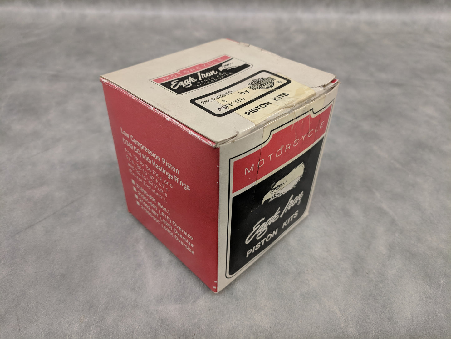 Eagle Iron Low Compression Piston (1340cc) With Hastings Rings (Std.)