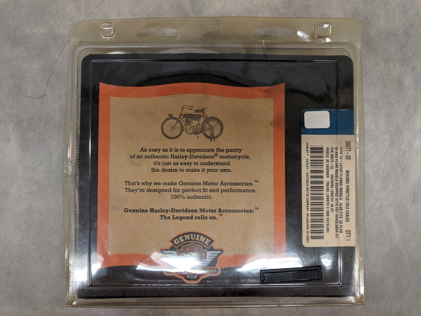 Harley Stainless Steel Braided Throttle and Idle Control Cable Kit