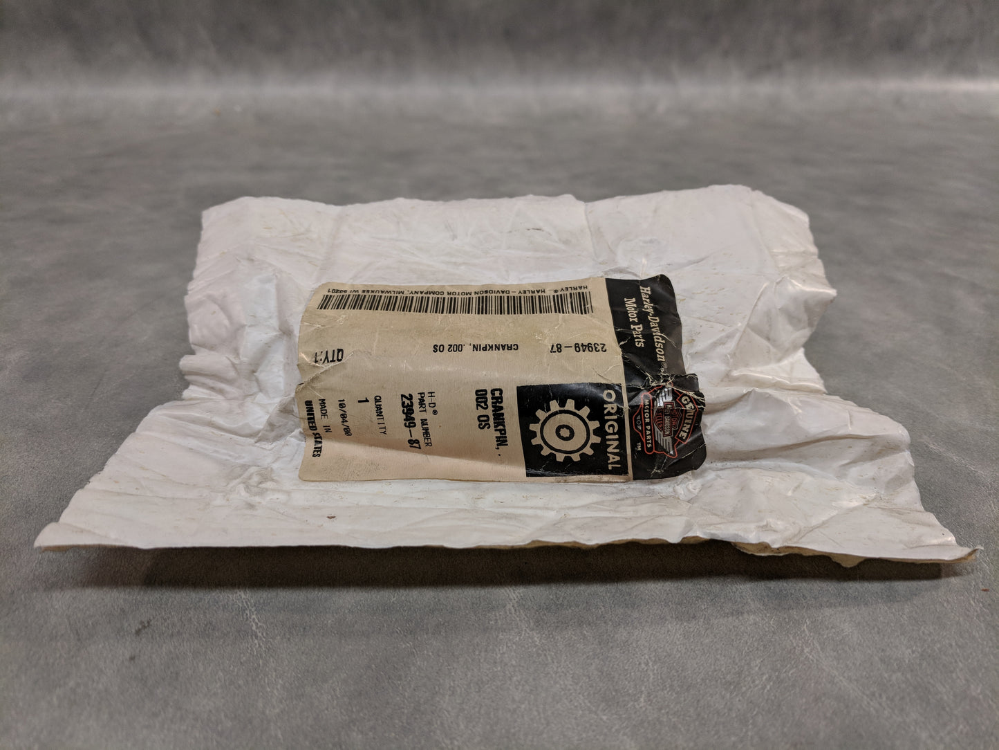 Harley Crankpin, .002 OS