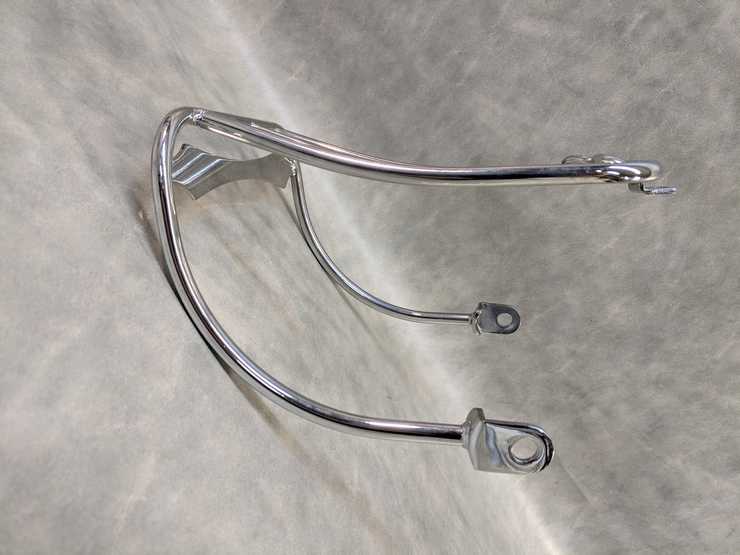 Wide Glide Chrome Bobtail Fender Luggage Rack