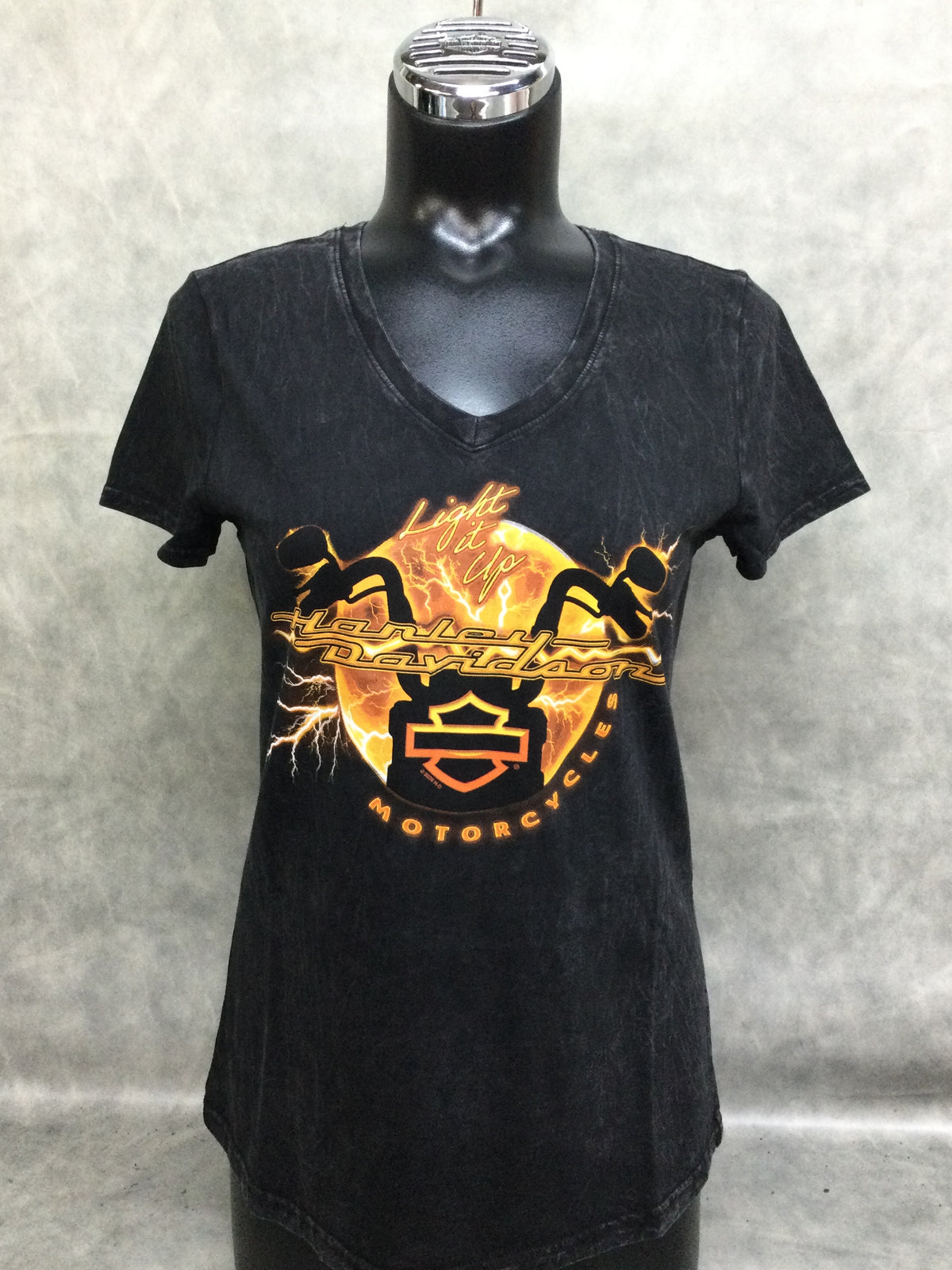 Electric Lights women’s V-neck T-shirt