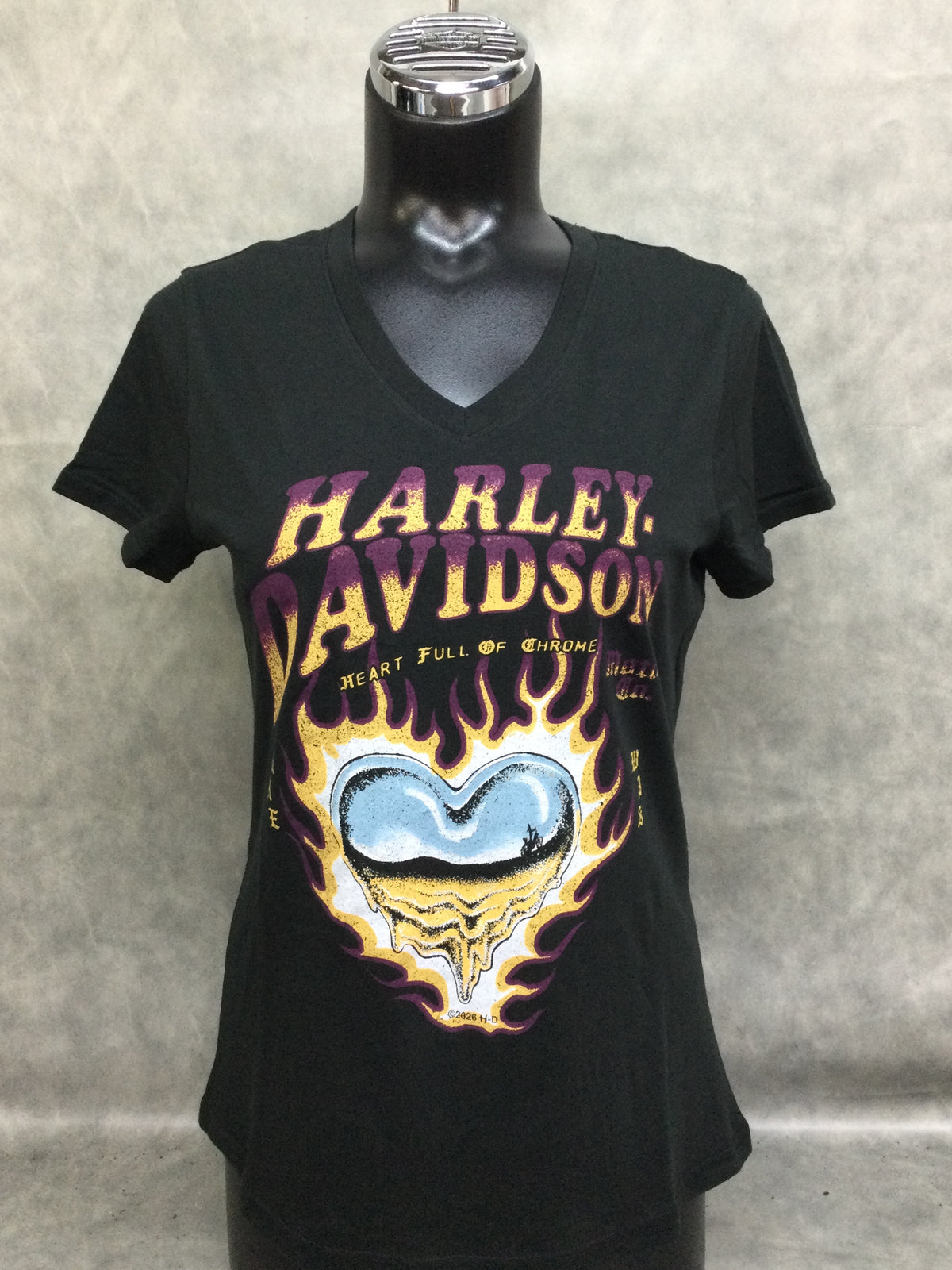 Heart of Chrome Women’s V-neck T-shirt