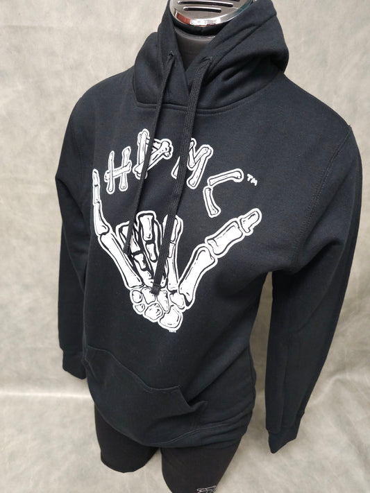 Women's Black Pullover "HDMC Thrown Bones"