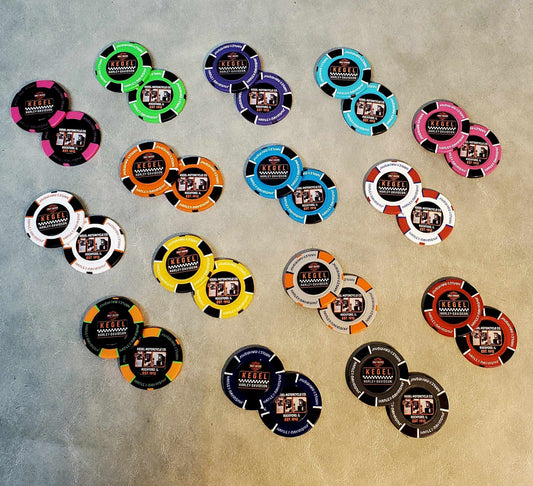 Kegel 110 Anniversary Poker Chips