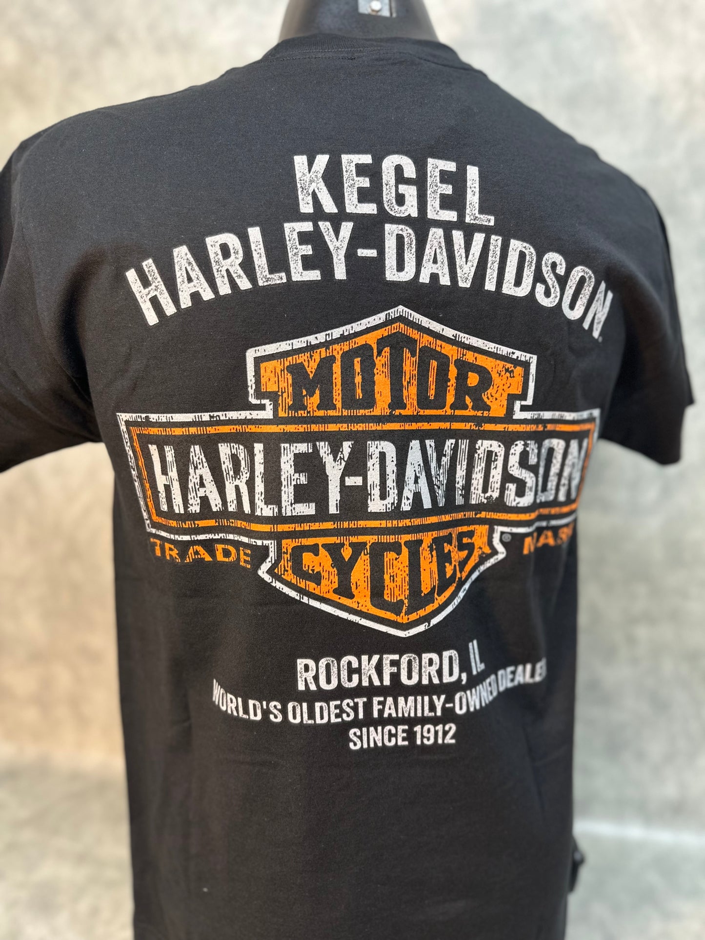 Men's Harley-Davidson "Pumpkin Ride" Black Halloween T-shirt