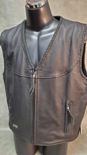 *Like New MADE IN THE USA* Men's Leather Vest