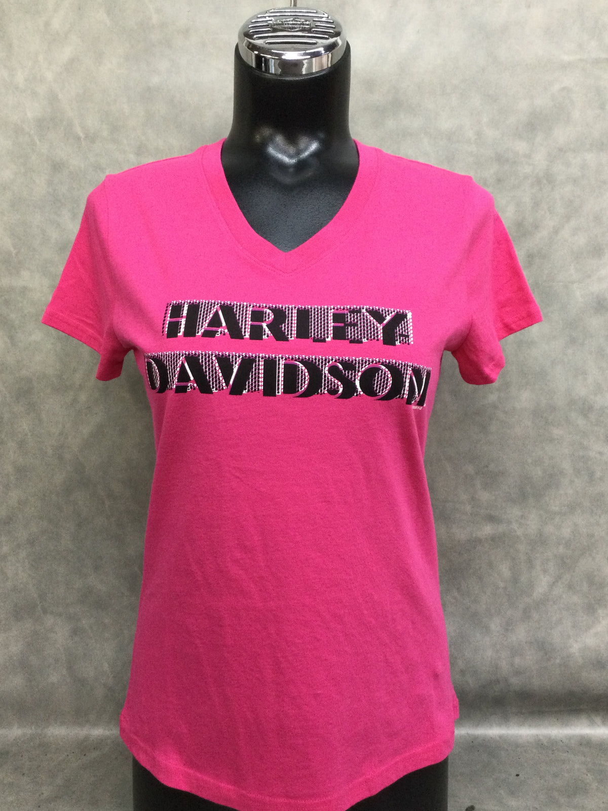 Halftone Shadows Women’s V-neck T-shirt