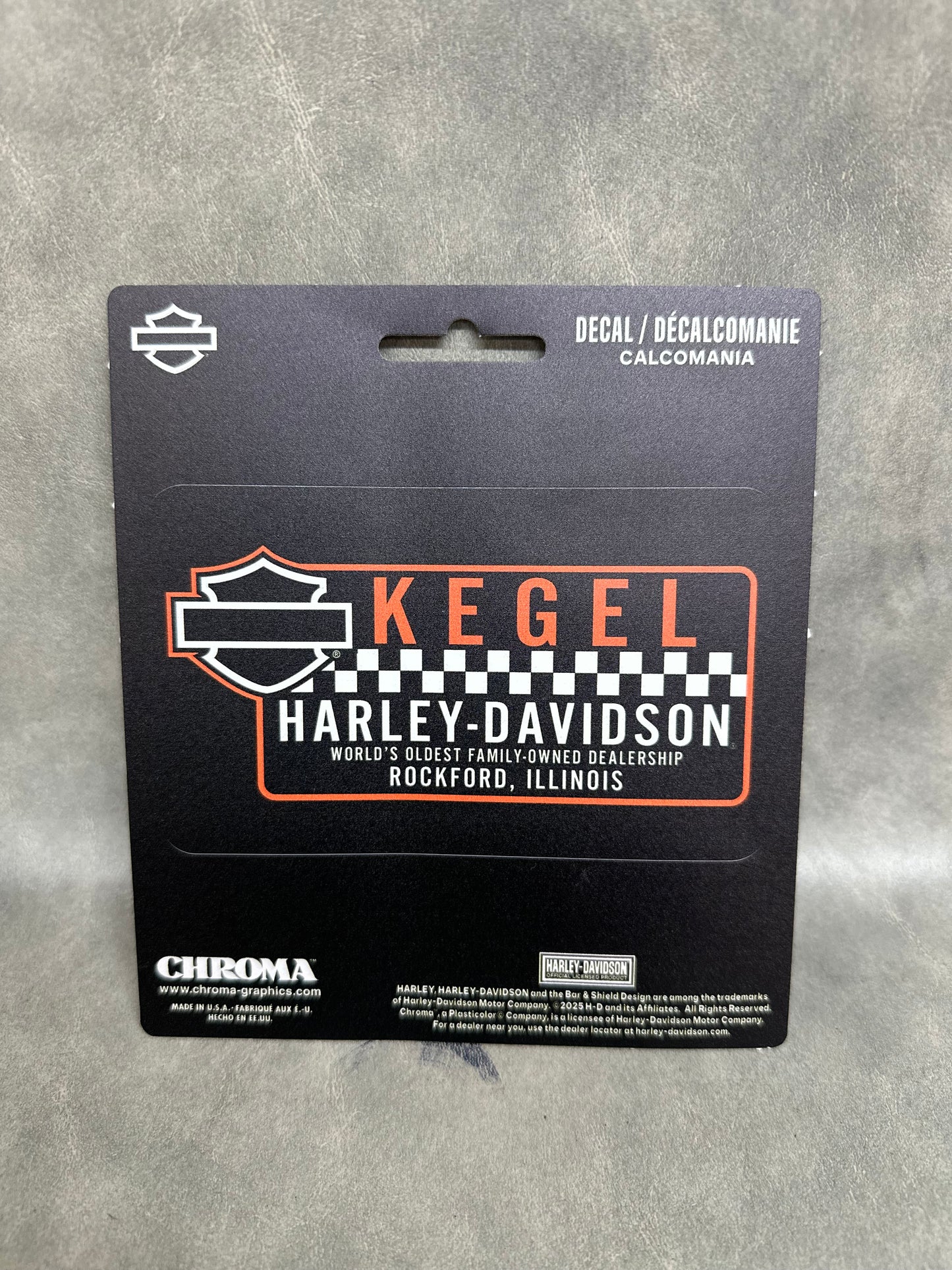 Kegel Harley-Davidson Logo Decal