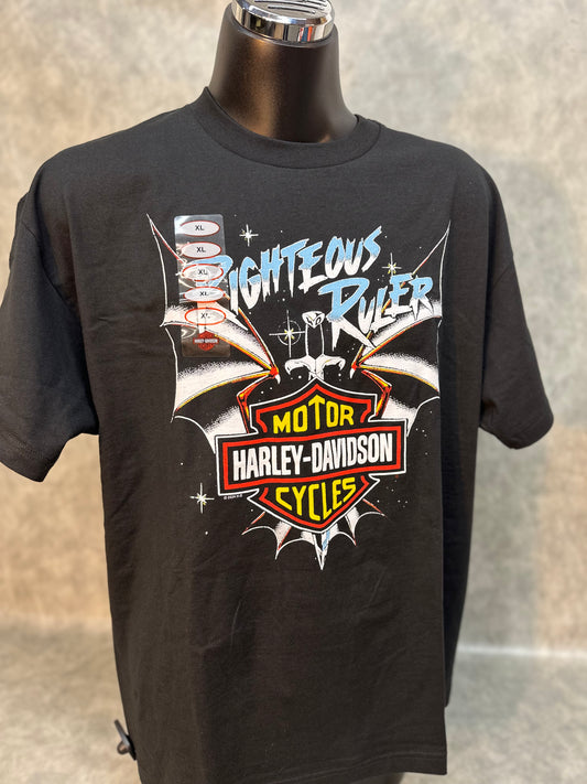 Men's Harley-Davidson Short-Sleeve Black T-shirt "Righteous Ruler"