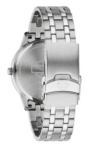 Men's Bulova Watch Live to Ride Face with Stainless Steel Band