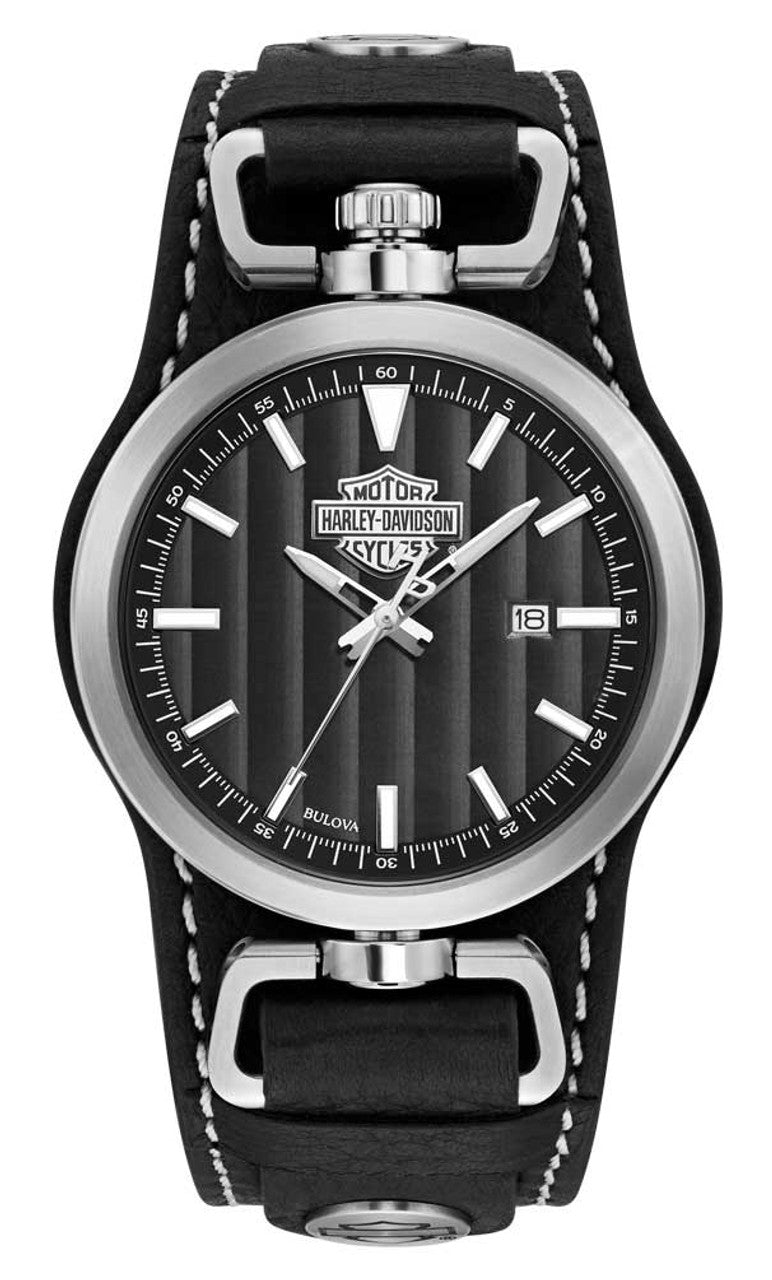 Black Bulova store Harley Davidson Watch