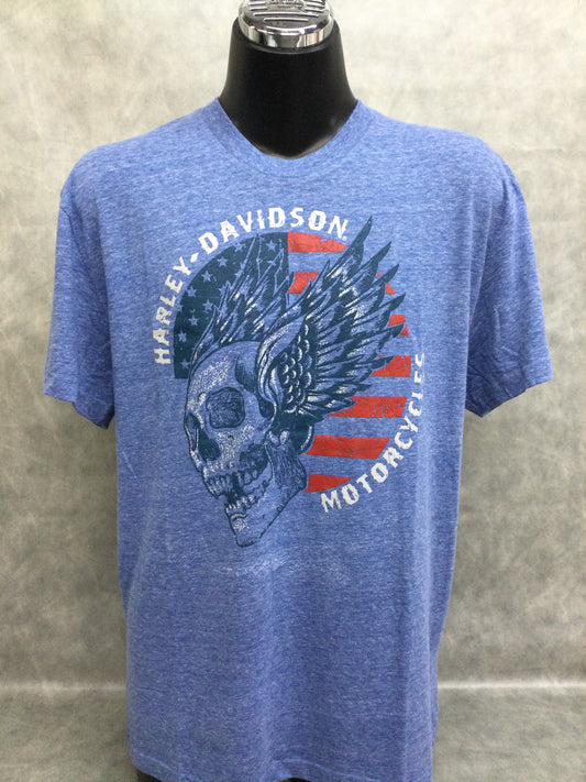 Freedom Skull Men’s H-D T-shirt