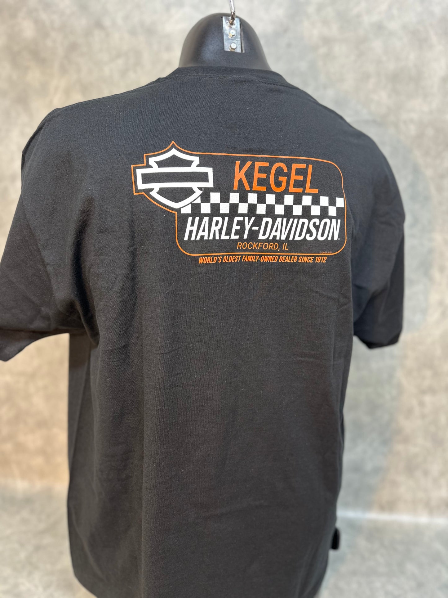 Men's Harley-Davidson Short-Sleeve Black T-shirt "Righteous Ruler"