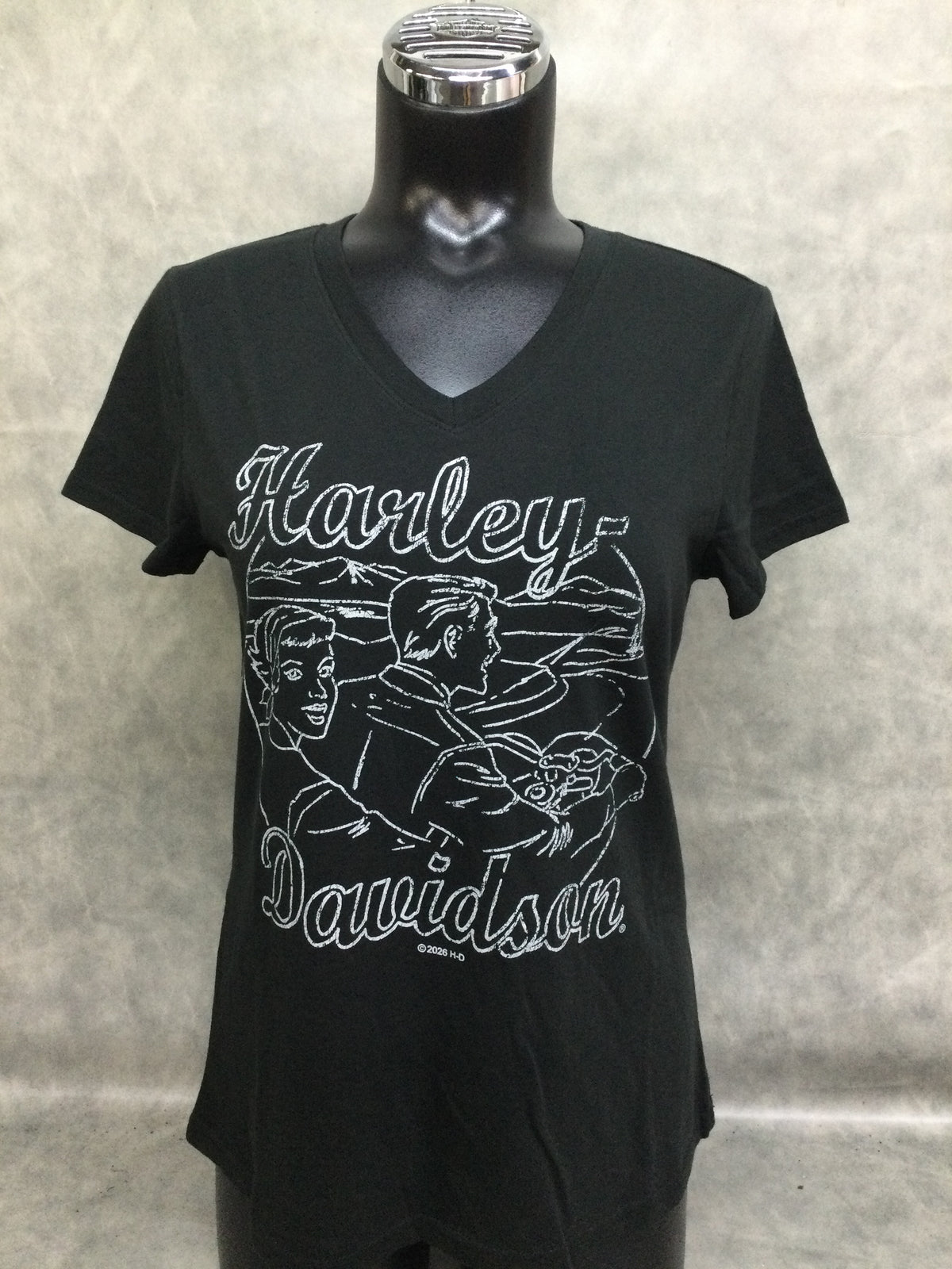 Distressed Enthusiast Women’s V-neck T-shirt
