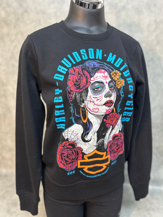Women's Harley-Davidson Black Sweatshirt "The Look"