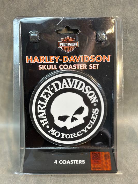 Harley-Davidson Willie G Skull Rubber Coasters