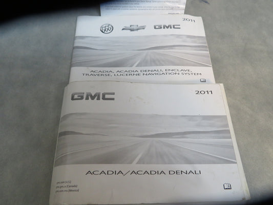 2011 GMC Acadia Owners Manual