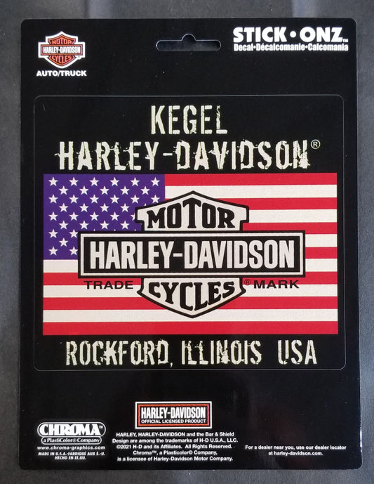 Kegel H-D USA Decal