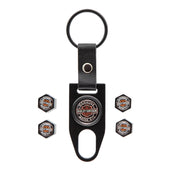 H-D Valve Stem Keychain