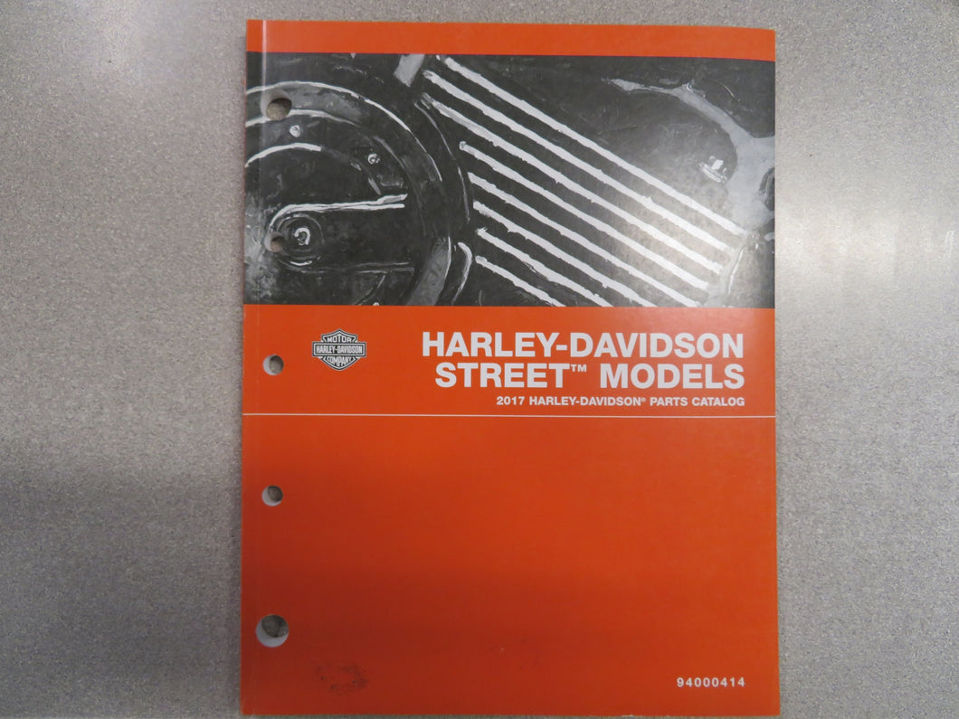 94000414 Used Harley-Davidson 2017 Street Model Parts Catalog