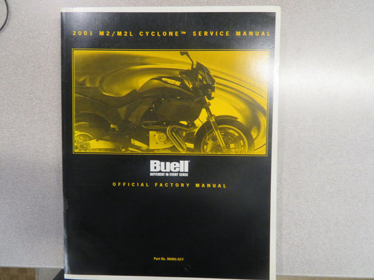Buell 2001 M2/M2L Cyclone Service Manual