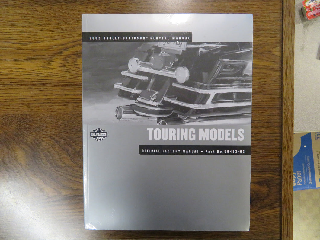 99483-02 Used 2002 Harley-Davidson Touring Models Service Manual