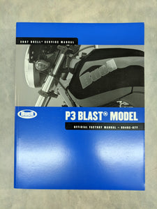 99492-07Y Buell P3 Blast Model - Official Factory Service Manual - 2007