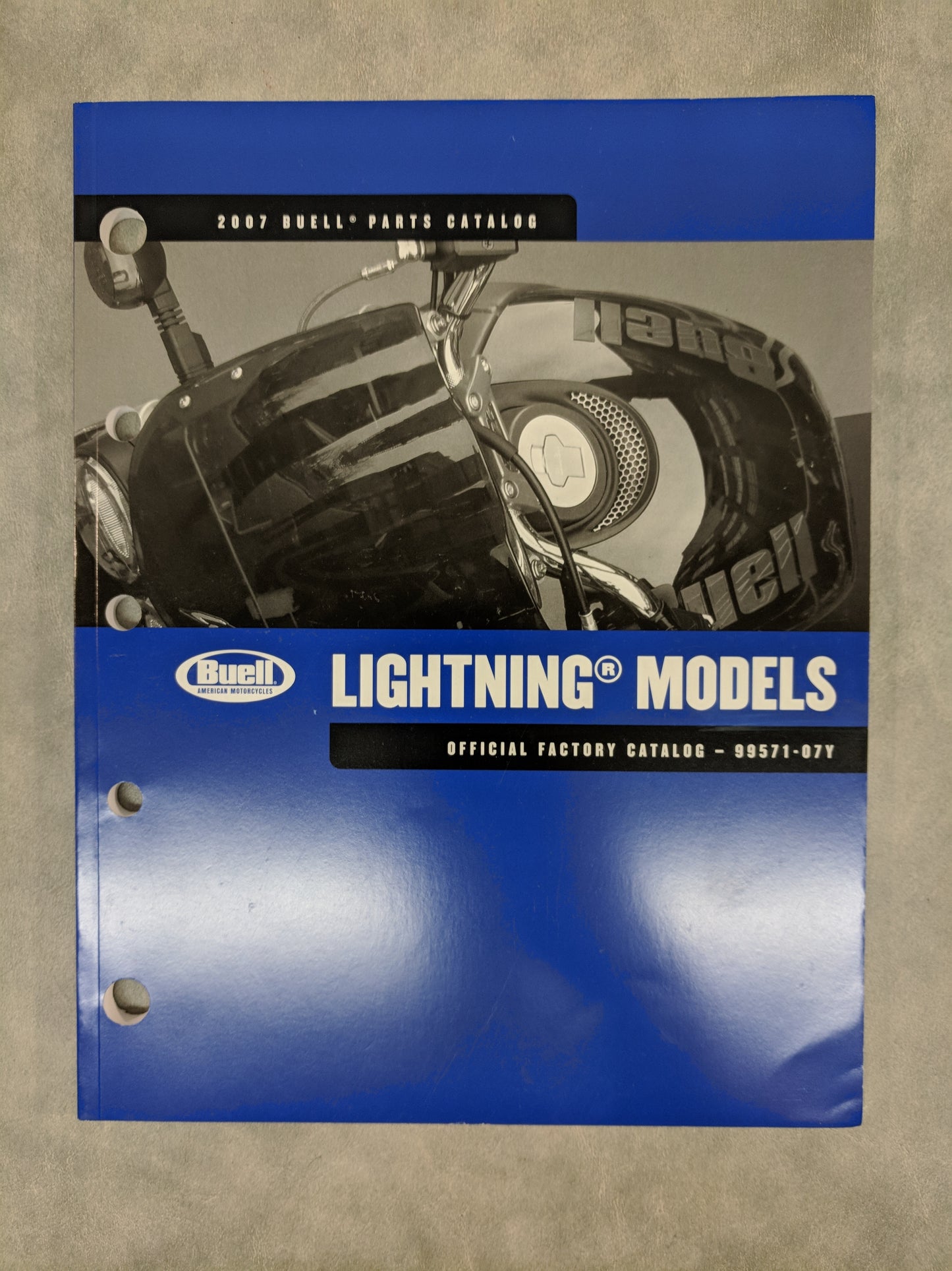Buell Lightning Models Official Factory Parts Catalog - 2007