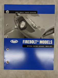 99574-07Y Buell Firebolt Models - Official Factory Parts Catalog - 2007
