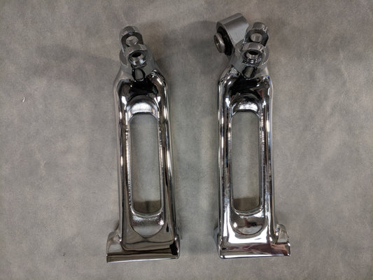 V- Rod Chrome Passenger Footpeg Brackets