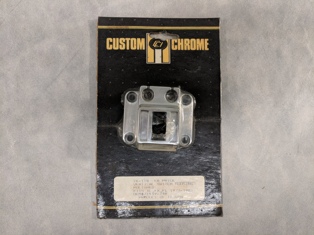 Polished Custom Chrome Handlebar Switch Housing