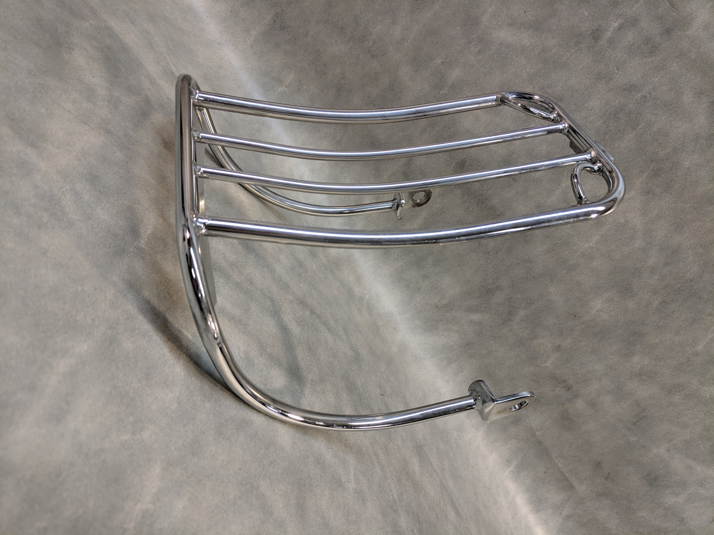 Wide Glide Chrome Bobtail Fender Luggage Rack