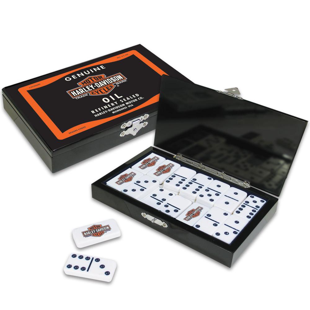 H-D Oil Can Domino Set