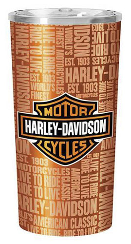 H-D Repeated Insulated Travel Mug