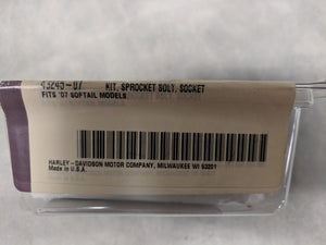 Chrome Socket Head Cap Screw Hardware Kit for Rear Belt Sprocket